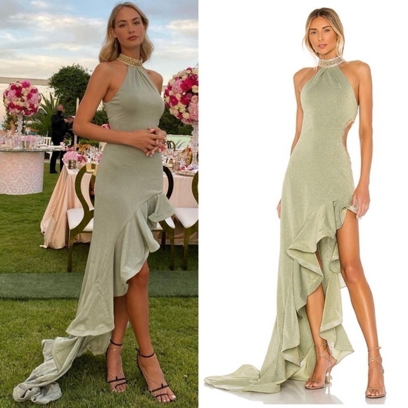 Bronx and Banco Runway X REVOLVE Nefertiti Gown in Menthol - Picture 3 of 17